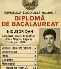 Propagandă falsă   Nicușor Dan a arătat diploma de BAC pentru a demonta minciuna rostogolită de Marcel Pușcaș, care publicase o imagine   creată cu AI:  „Cum e cu pleava?”
