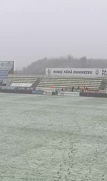 Liga 2, etapa #2 FC Voluntari a remizat cu CSM Reșița pe ninsoare, în ultimul meci al rundei